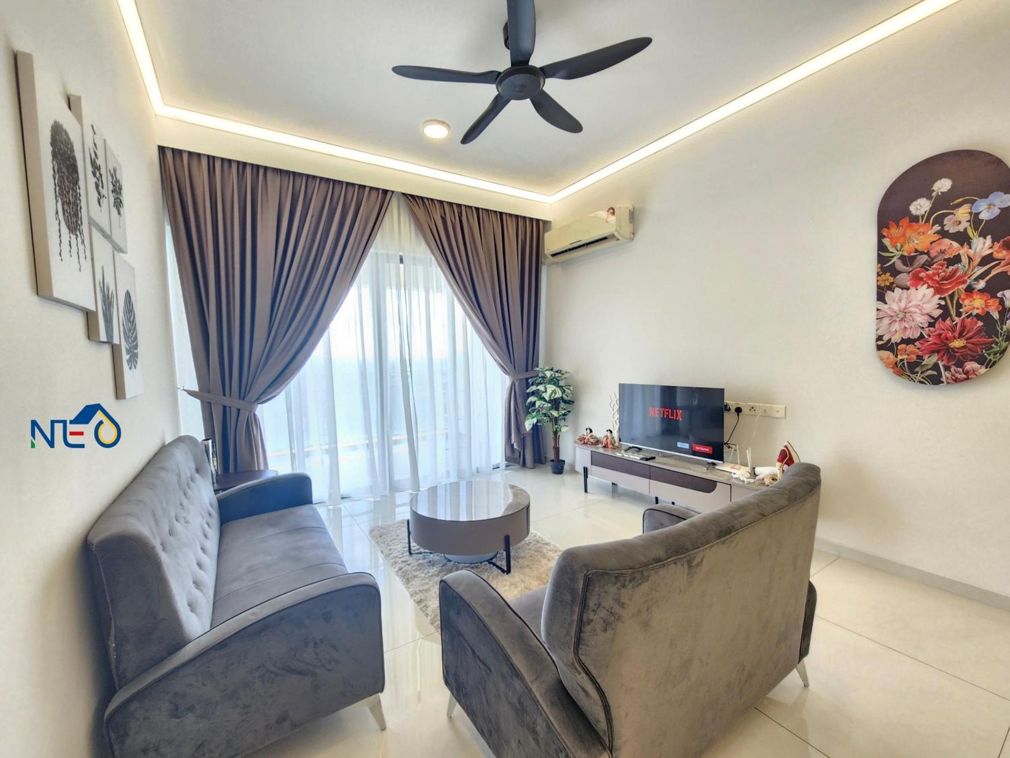 Country Garden Danga Bay Instyle Sea View Homestay Suite By Neo Johor Bahru Oda fotoğraf